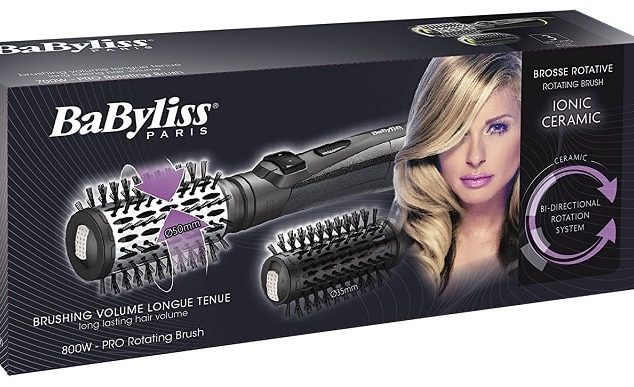 Babyliss AS551E Brosse Soufflante Rotative 800 W