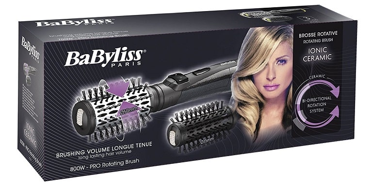 Babyliss AS551E Brosse Soufflante Rotative 800 W